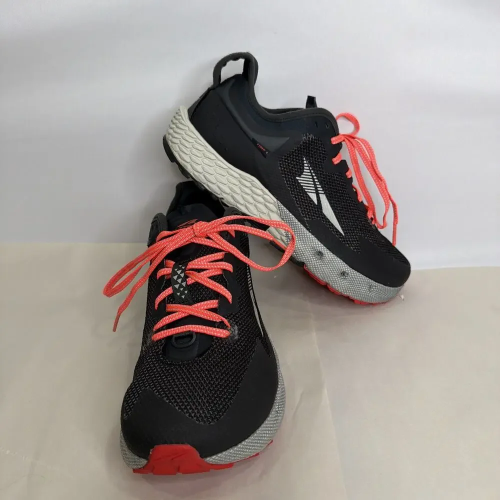 Men’s Altra TIMP 4 Trail Size 10 Red Grey black EUC
